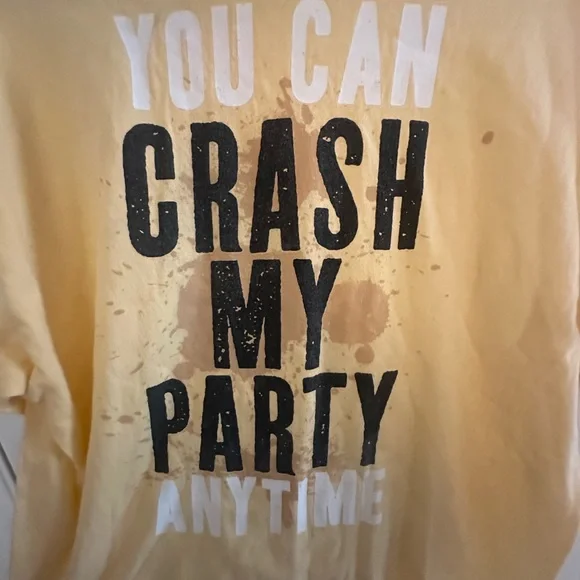 Luke Bryan Yellow Graphic T-Shirt - Picture 3 of 5